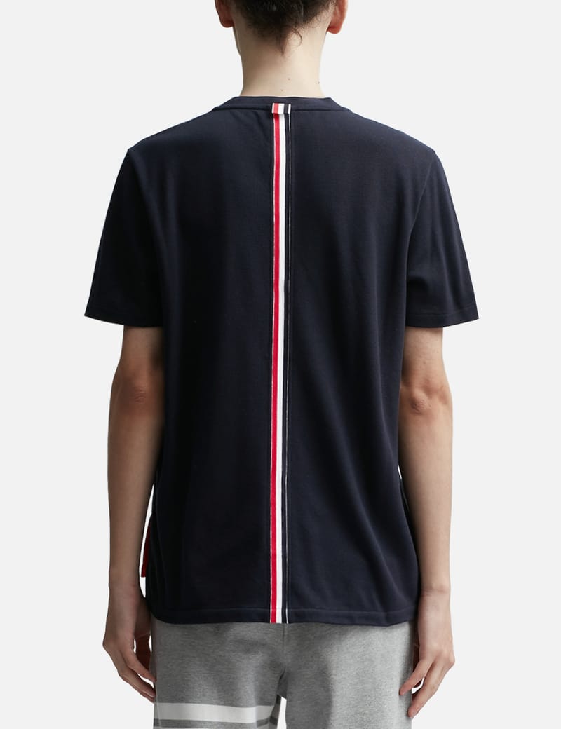 Thom Browne - Center Back Stripe Piqué T-shirt | HBX