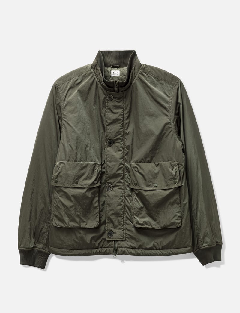 C.P. Company - CHROME-R GOGGLE BOMBER JACKET | HBX - Globally