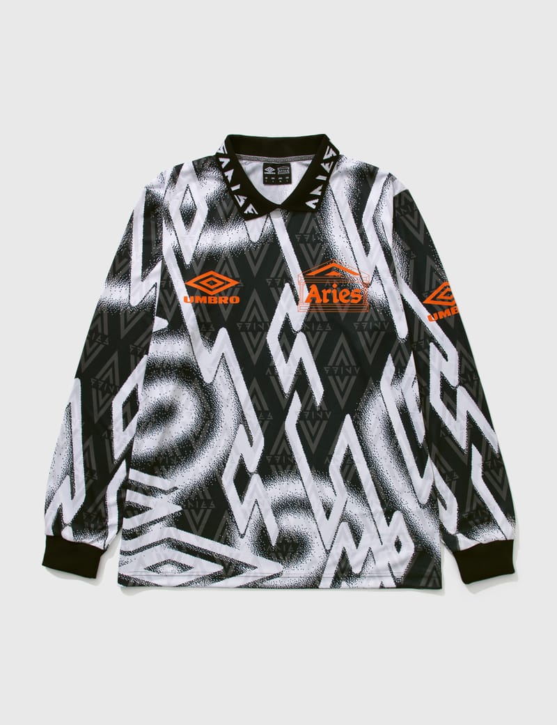 Aries x Umbro graphic-print Polo Shirt - Farfetch