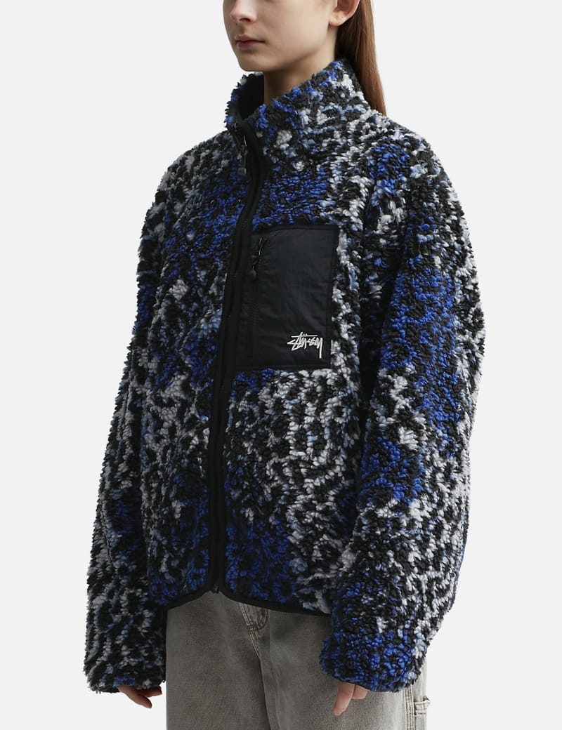 Reversible leopard and logo quilted best sale puffer jacket