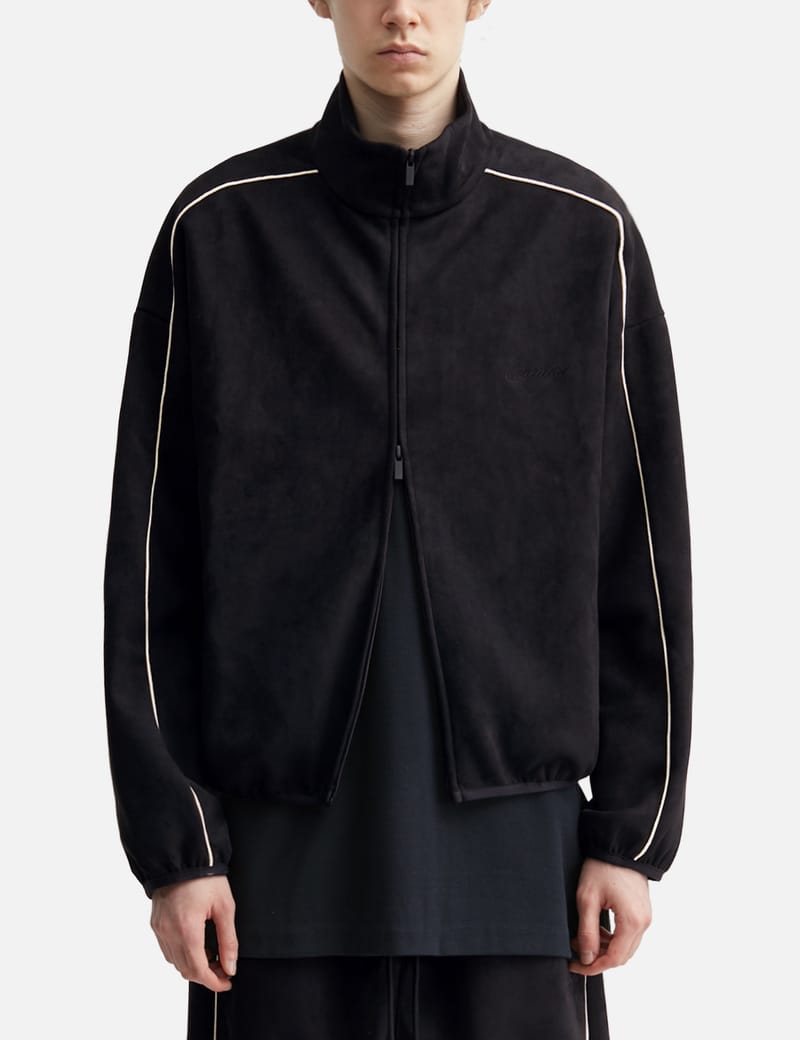 Fear of God Essentials - BRUSHED HOODED BOMBER | HBX