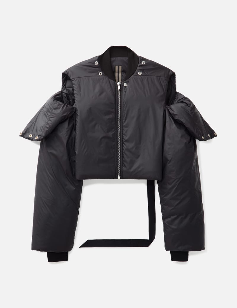 Rick Owens Drkshdw Convertible Jacket In Nylon - GRS認証リサイクル
