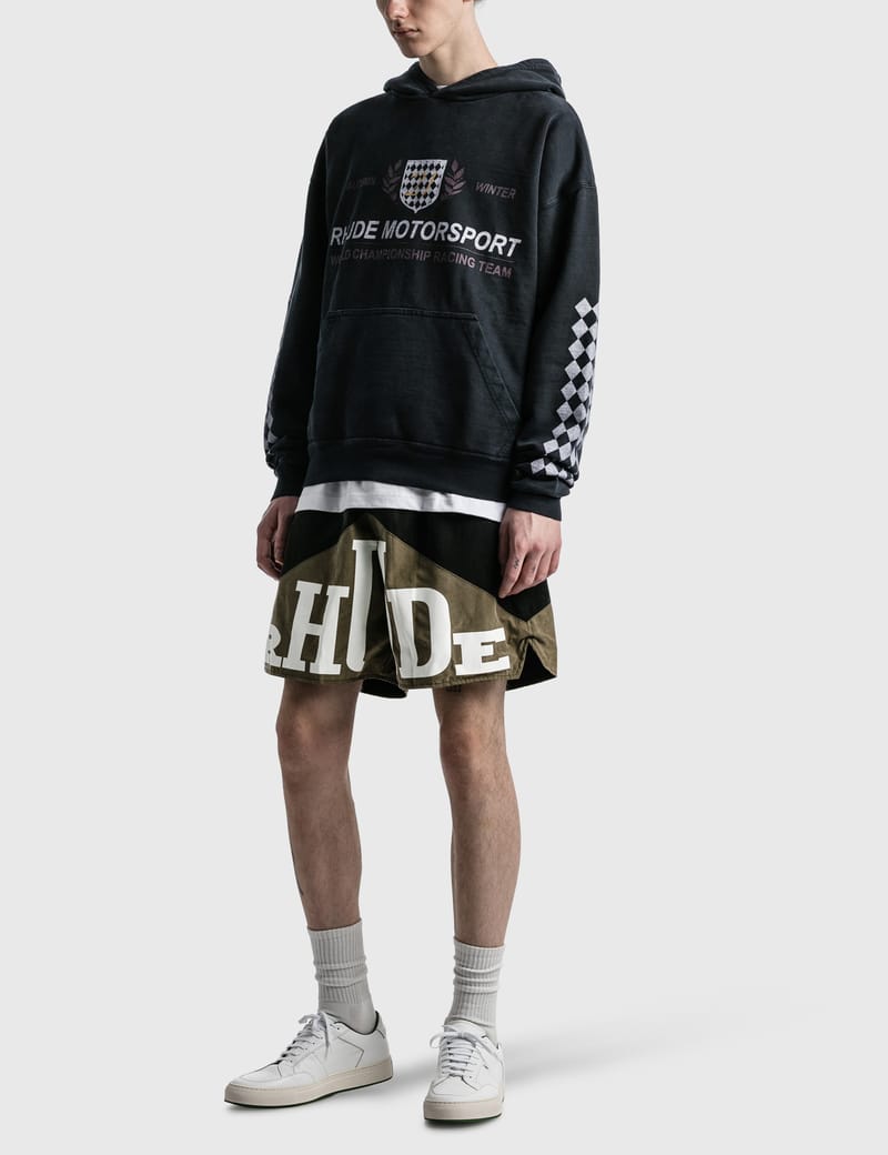 Rhude - Motor Crest Hoodie | HBX - Globally Curated Fashion and