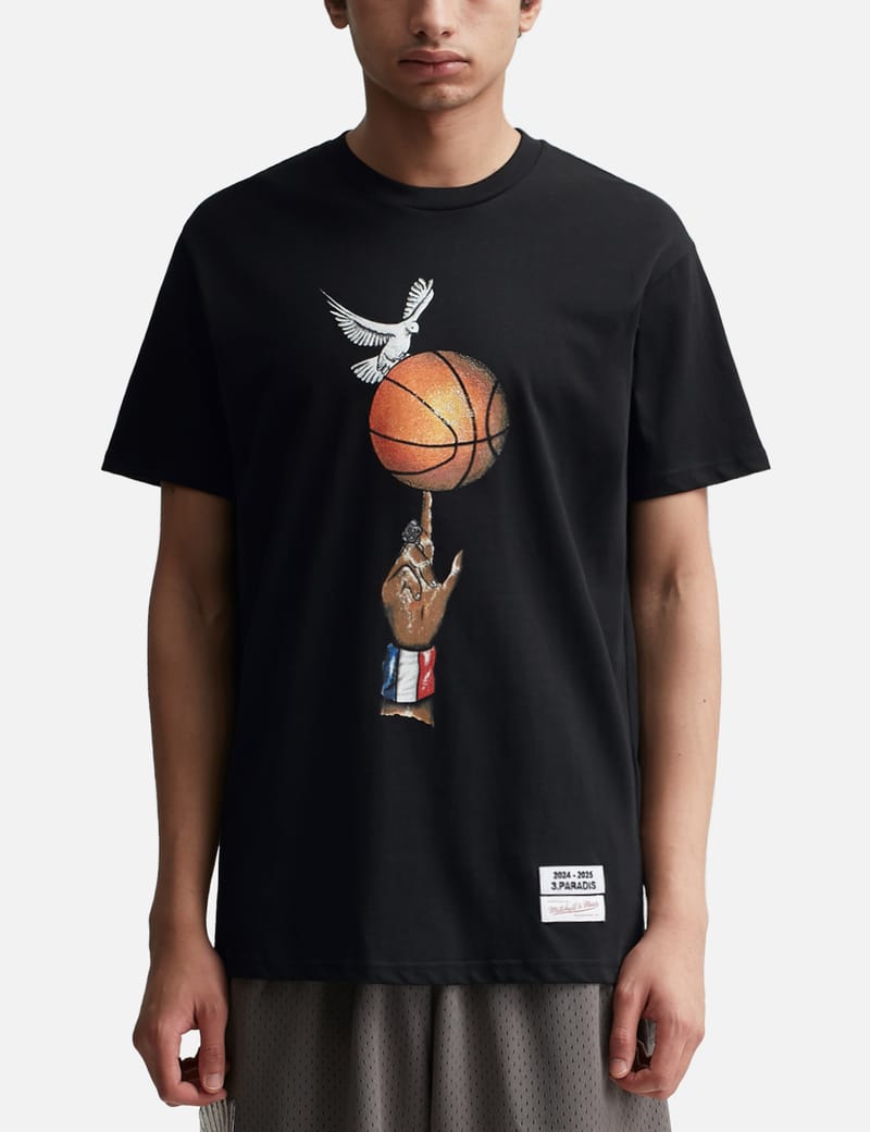 3.Paradis - 3.PARADIS x MITCHELL & NESS x NBA GRAPHIC BALL T