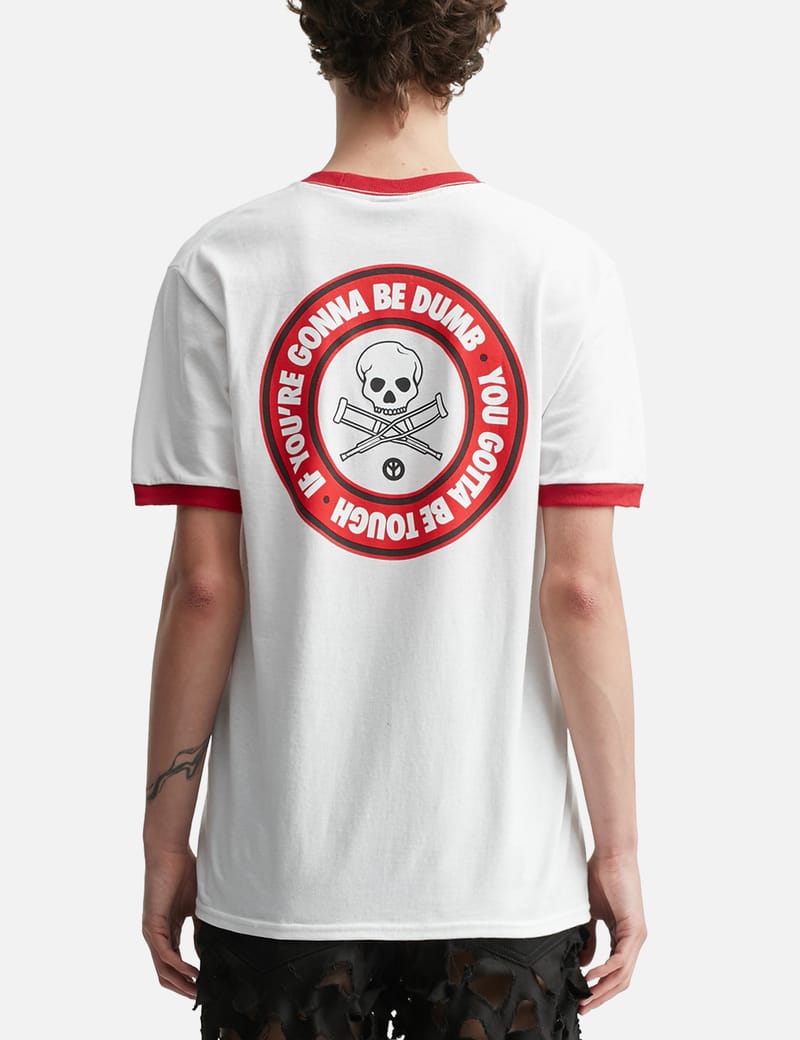 Babylon Jackass x Babylon Ringer Tee - 胸と背面のJackass