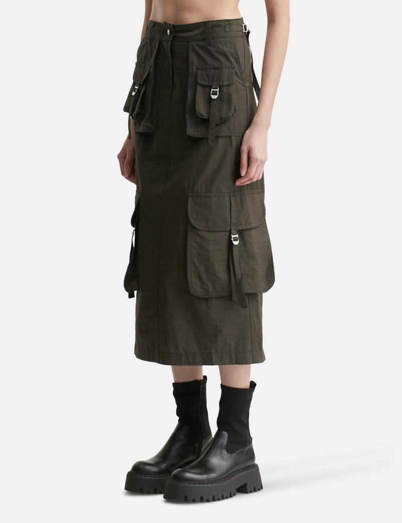 【送料&関税込】[ACNE] CARGO SKIRT dark-grey Acne Studios - Cargo skirt - Dark grey