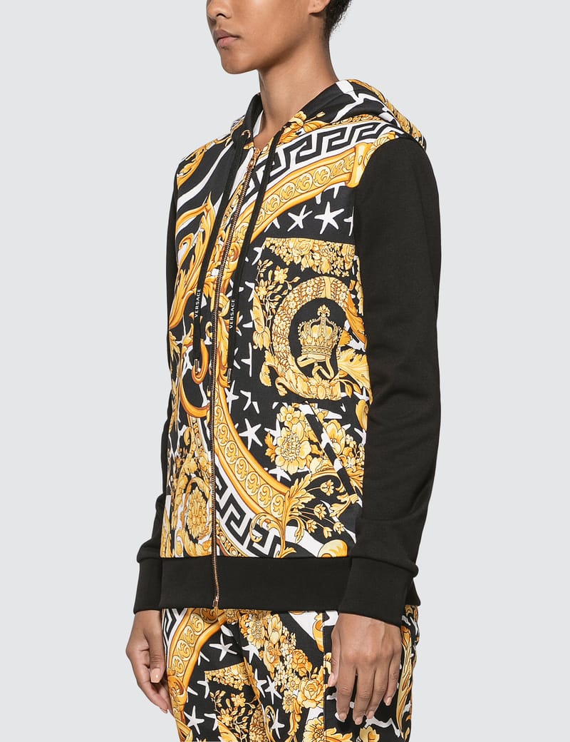 Versace - Savage Barocco Zip Hoodie | HBX - Globally Curated