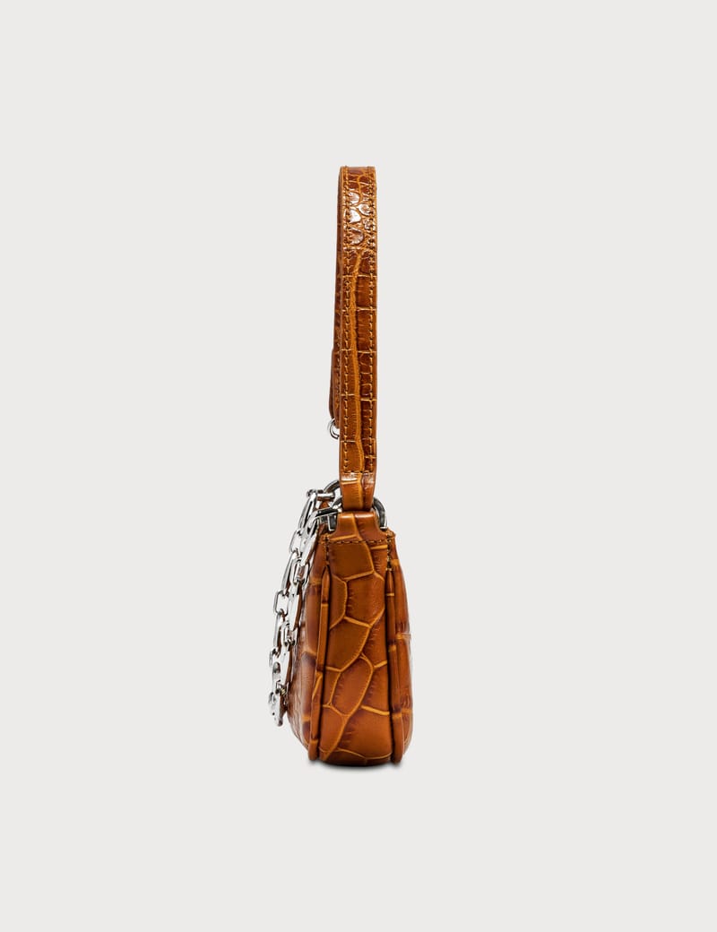 BY FAR - Mini Rachel Croco Embossed Leather Bag | HBX