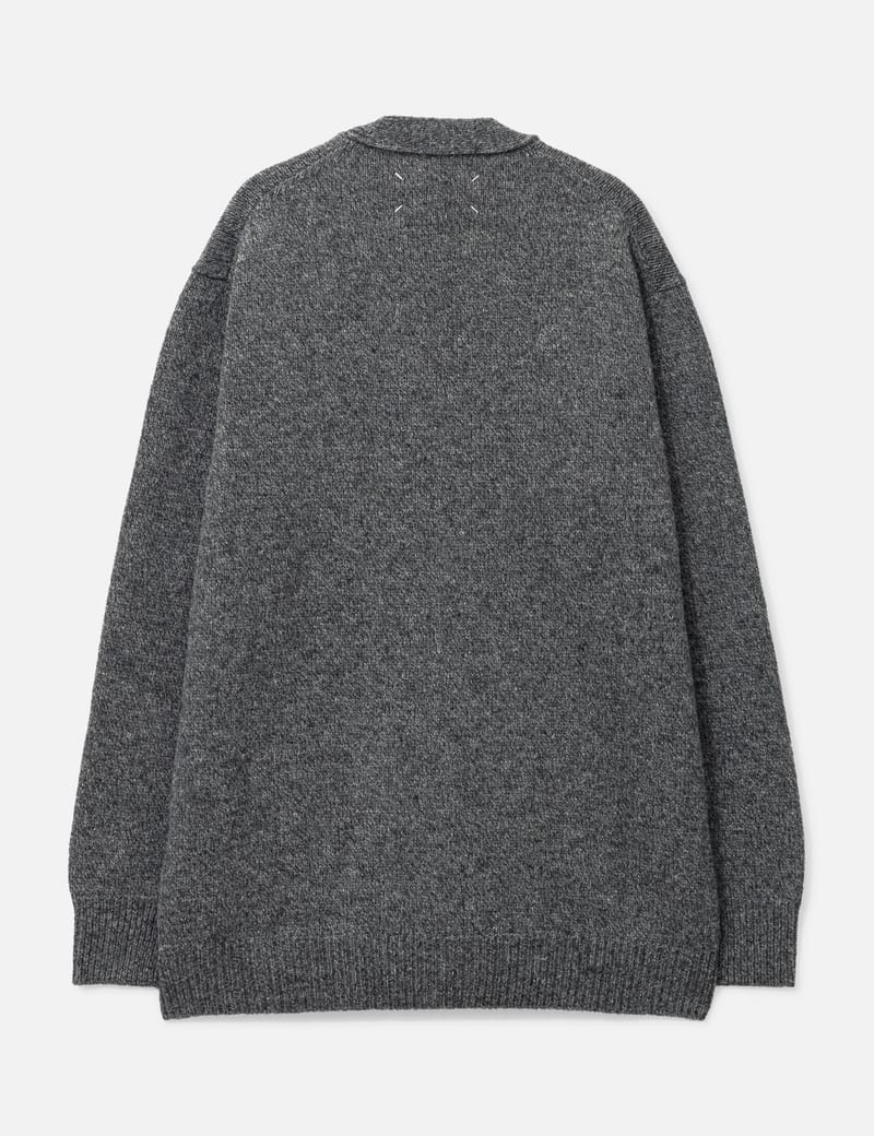 Maison Margiela - Shetland Wool Knit Cardigan | HBX