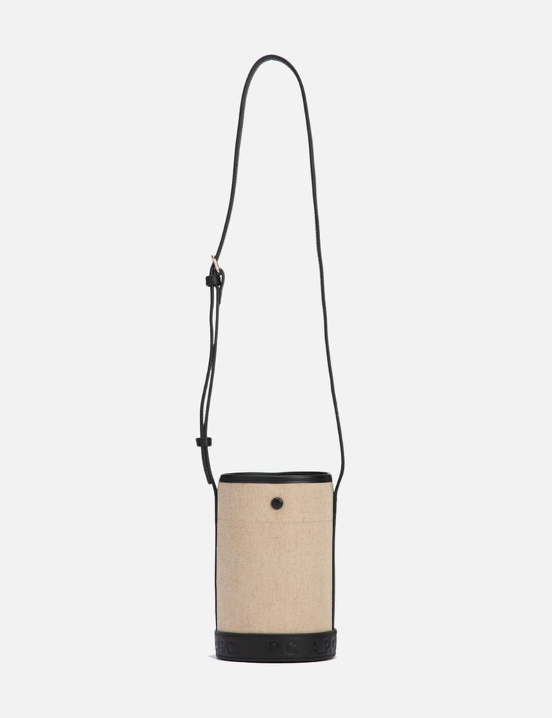 【関税込み】Helene Shoulder Bag - A.P.C. - Canvas - Black Apc Helene Canvas Shoulder Bag In Black | ModeSens