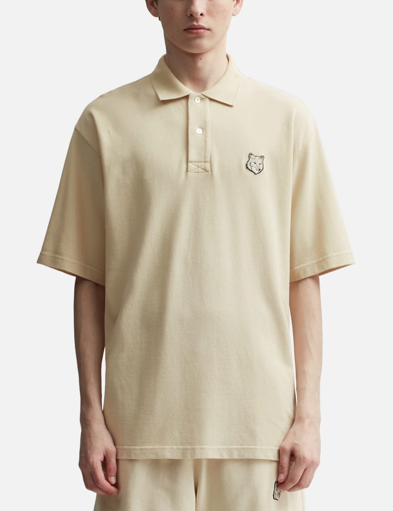 メゾンキツネ - Bold Fox Head Patch Oversize Polo | HBX