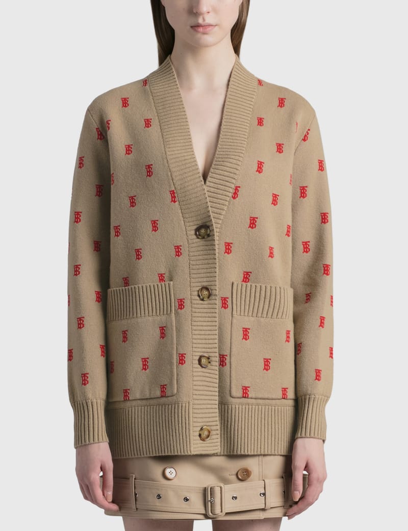 Burberry cardigan discount sale