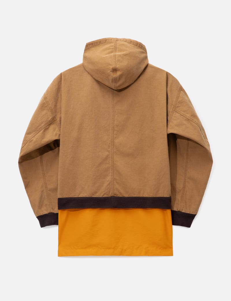 Maison Mihara Yasuhiro Triple Layered Coat - フード内蔵の3層コート