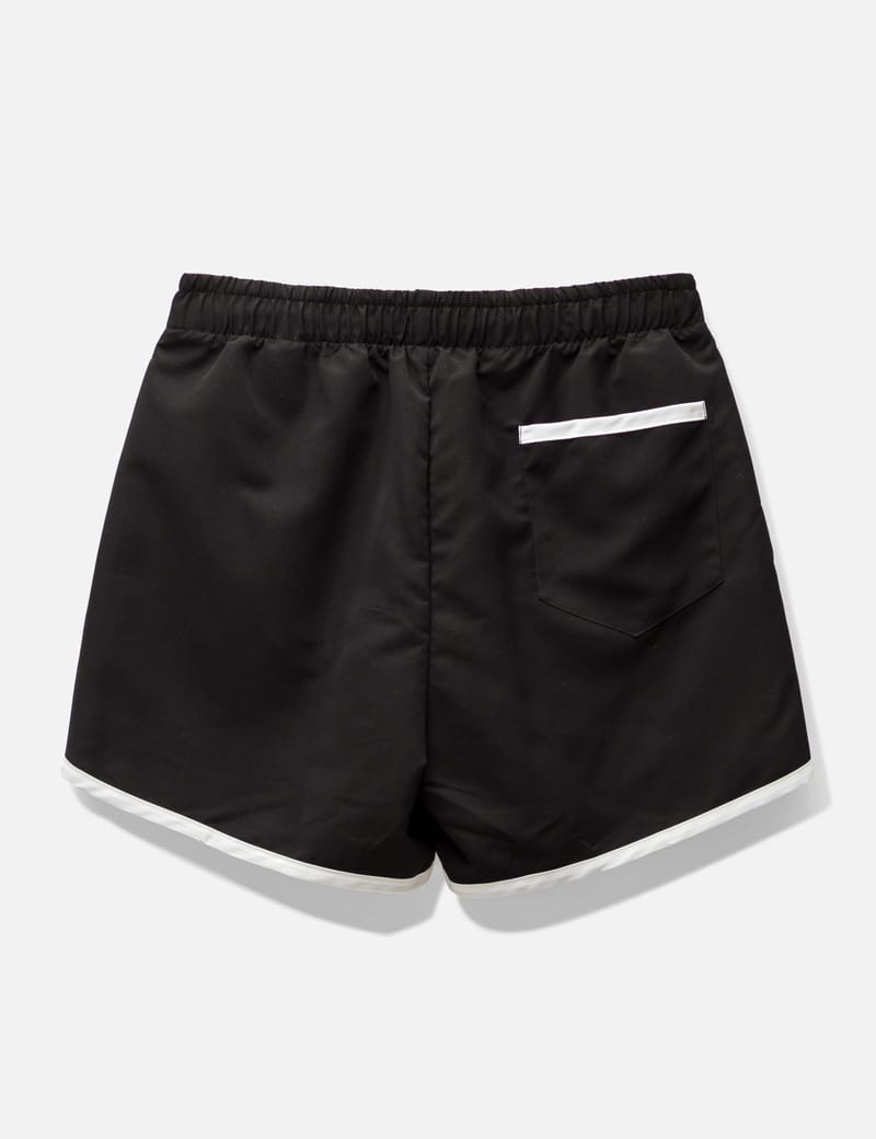 Marine Serre - OLYMPIC EMBROIDERED RUNNING SHORT | HBX