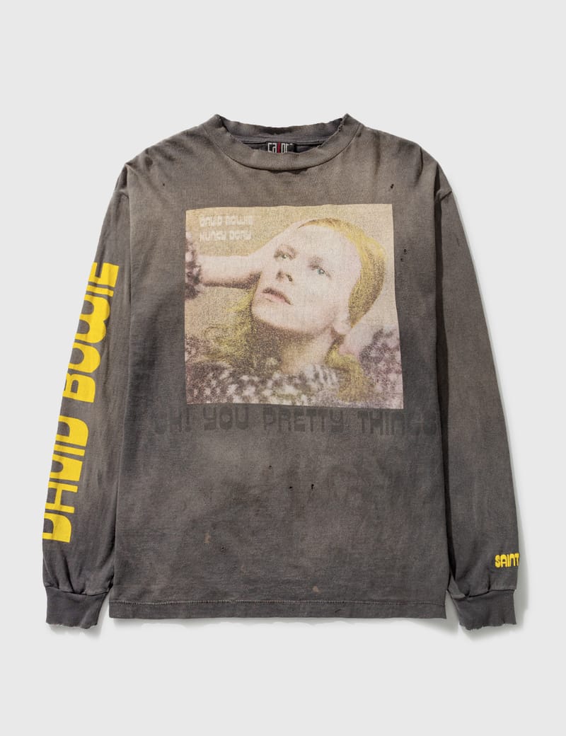 デヴィッドボウイ × セントマイケルHUNKY DORY ロングスリーブTシャツ 