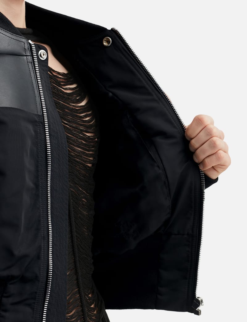 Rick Owens - Hollywood Girdered Bomber Jacket | HBX