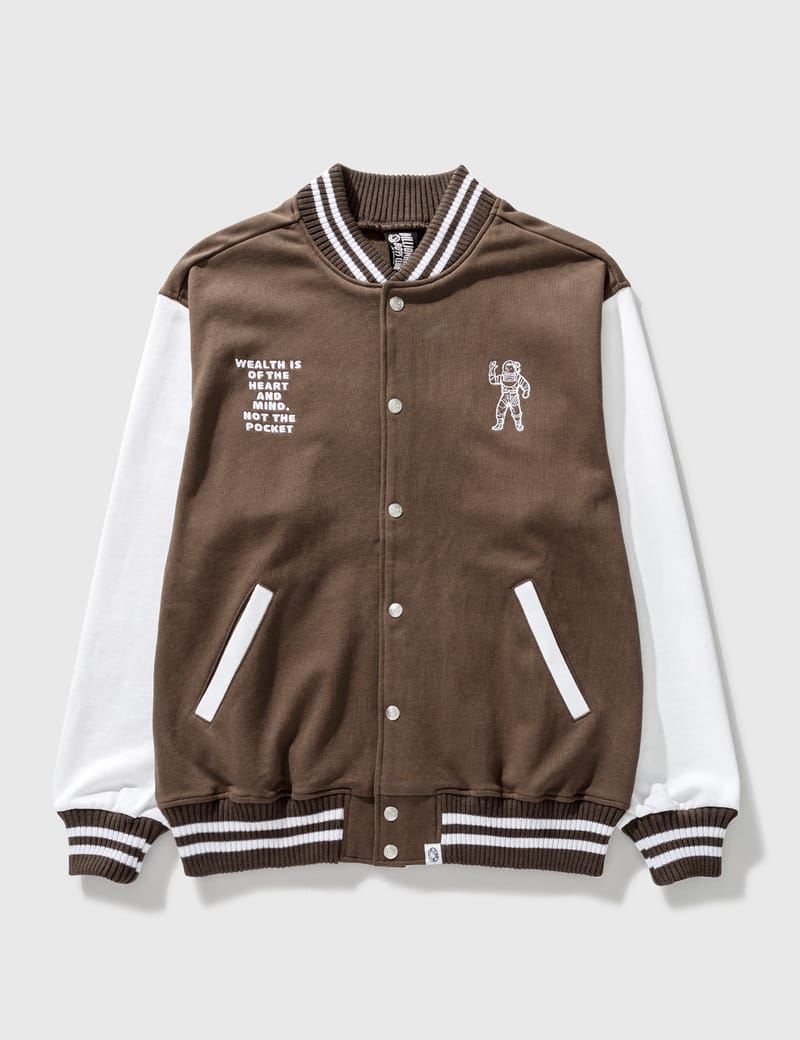 Billionaire Boys Club - SWEAT VARSITY JACKET | HBX - Globally