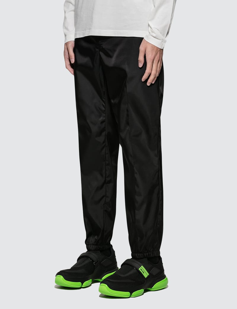 PRADA Thick Nylon/PES/RBR Trousers-