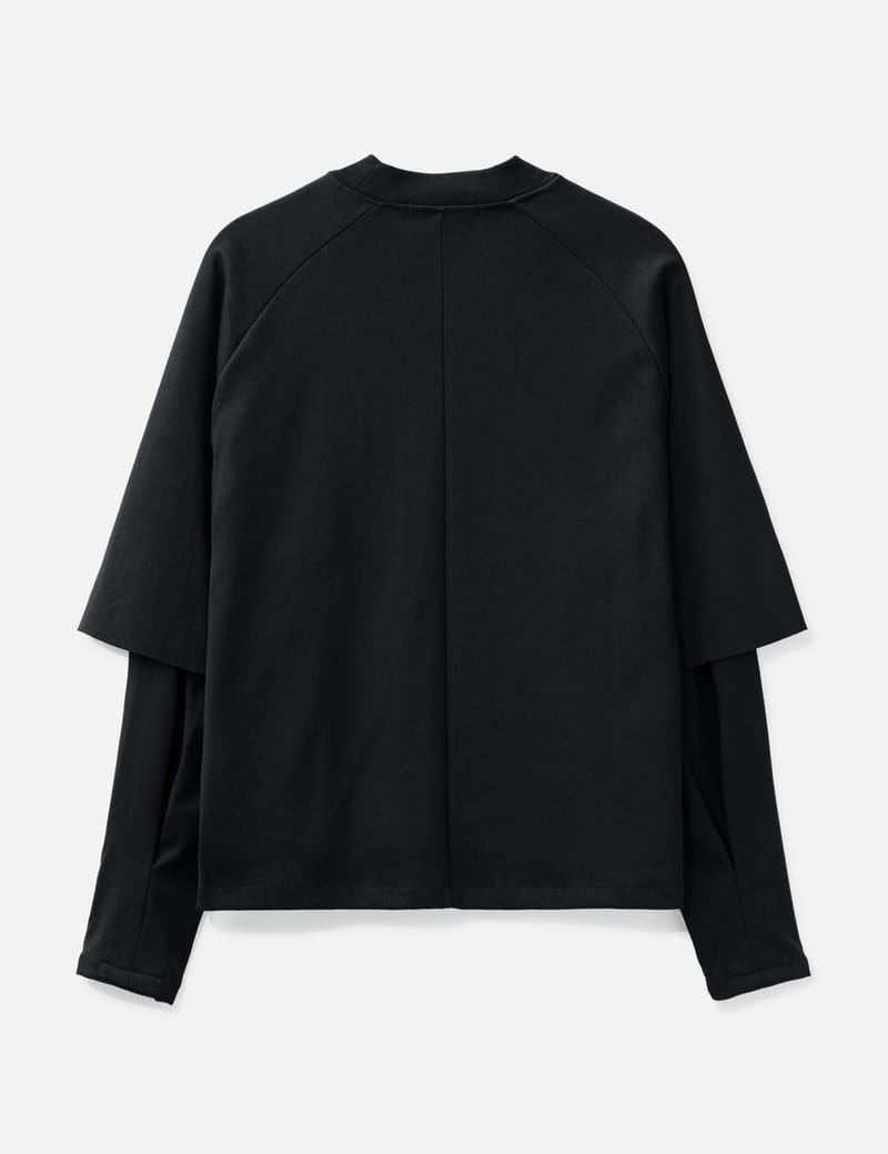 Seventh Raglan Layered Long Sleeve T-Shirt - Oversized heavyweight