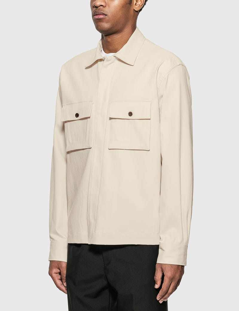 Maison Kitsuné - Hidden Placket Shirt | HBX - Globally Curated