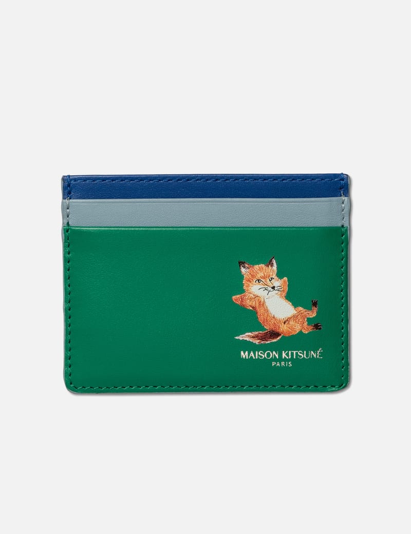 Maison Kitsuné - Chillax Card Holder | HBX - Globally Curated