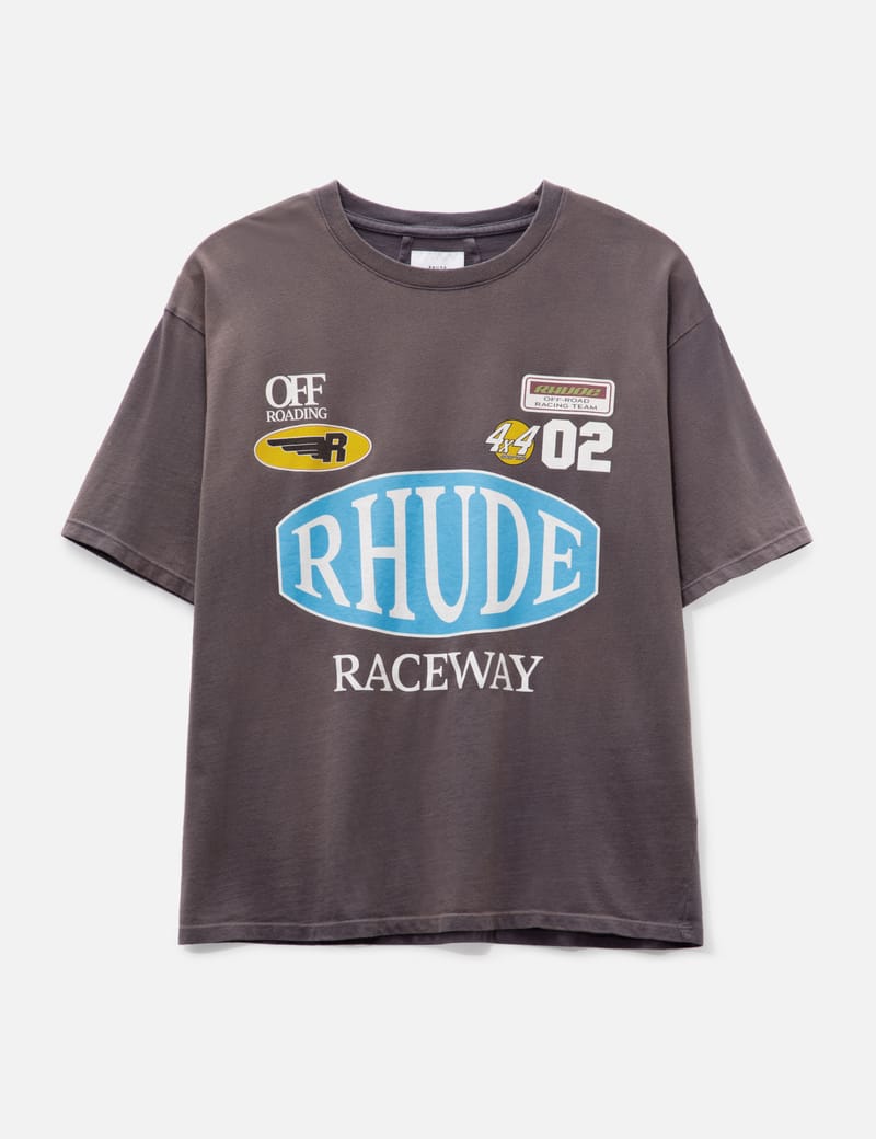 Rhude - RACEWAY T-SHIRT | HBX - Globally Curated Fashion and