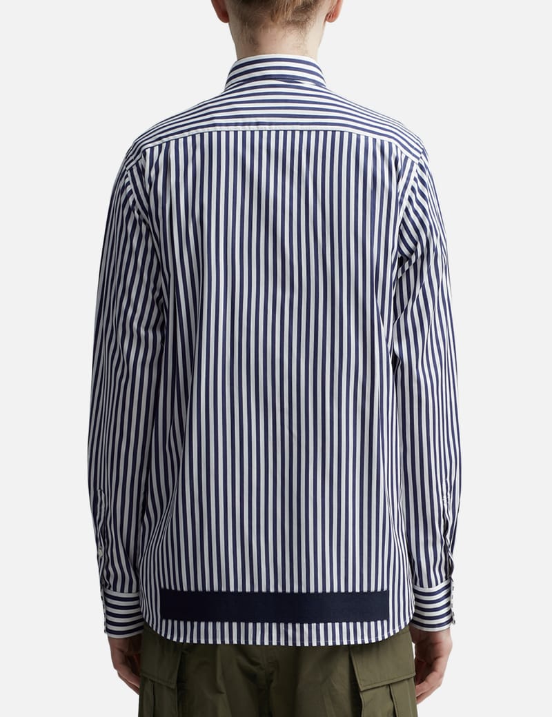 Sacai - COTTON POPLIN SHIRT | HBX - HYPEBEAST 為您搜羅全球潮流時尚品牌