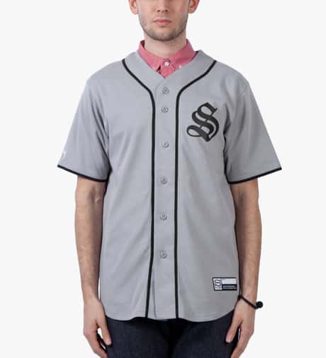 Stussy baseball discount jersey size chart