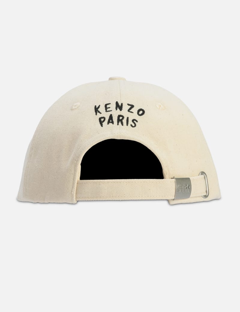 Kenzo ベージュ　キャップ　美品 中古・古着通販】KENZO (ケンゾー) エンブロイド コットン キャップ