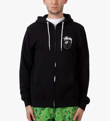 ★関税込★Stussy★STUSSY 8 Ball Zip Hoodie Black★パーカー★ 8 Ball Zip Hoodie Pigment Dyed – Black | Sweats | Stüssy Korea