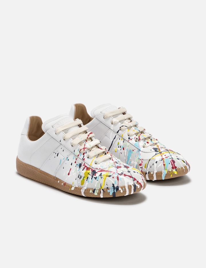 Maison Margiela - Paint Replica Sneakers | HBX - Globally Curated ...