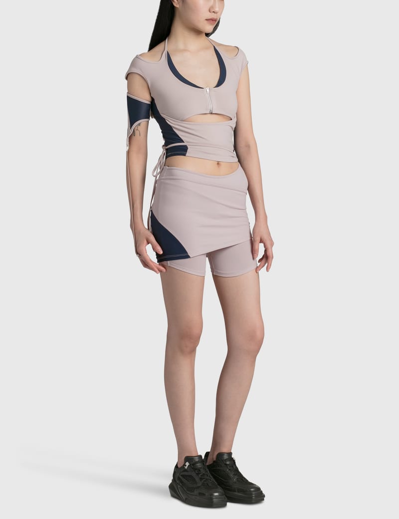 Hyein Seo one-shoulder Midi Dress | Black | FARFETCH