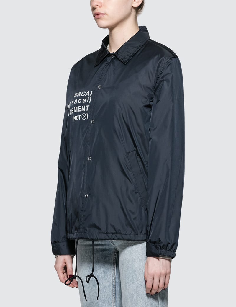 Sacai x Fragment Design - Sacai X Fragment Coach Jacket | HBX