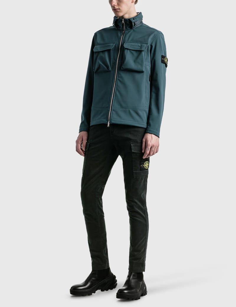 Stone Island - Soft-Shell Light Jacket | HBX - Globally