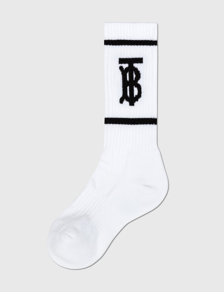 Burberry - Monogram Motif Intarsia Socks | HBX - Globally Curated ...