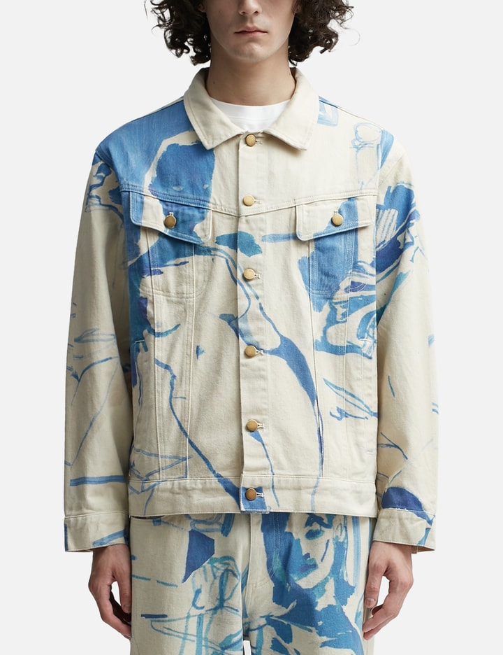 KidSuper Bedroom Painting Denim Jacket HBX Globally Curated