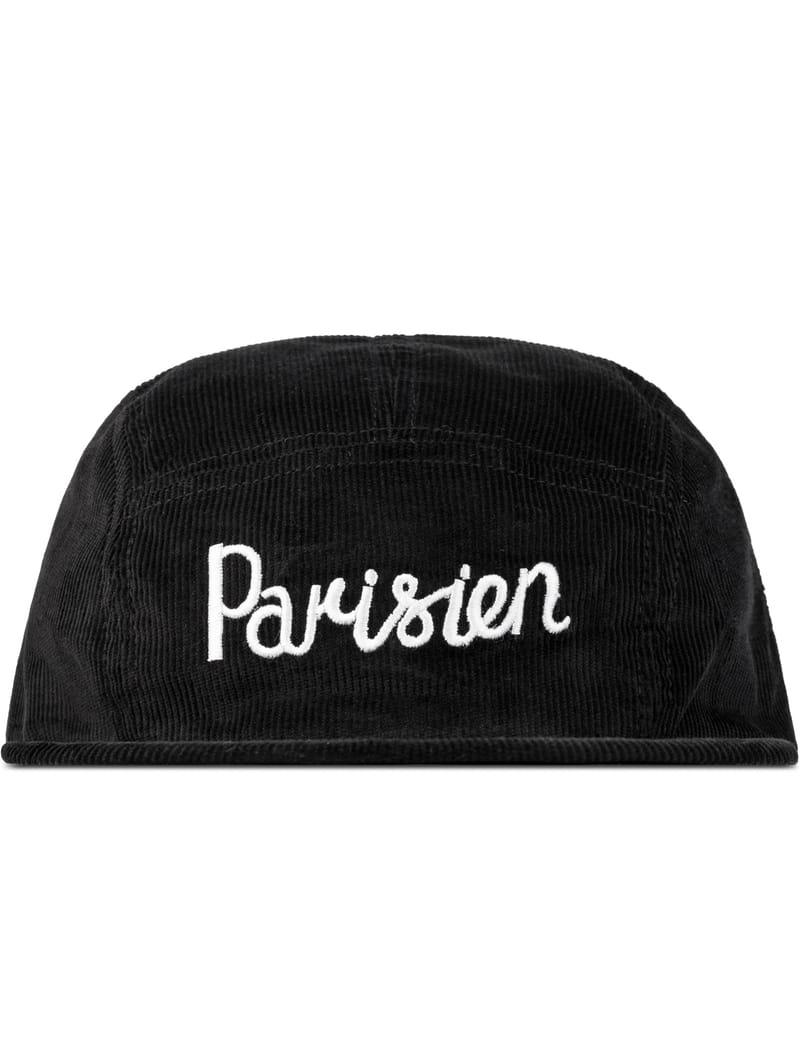 Maison Kitsuné - Black Cap 5p Parisien Corduroy | HBX