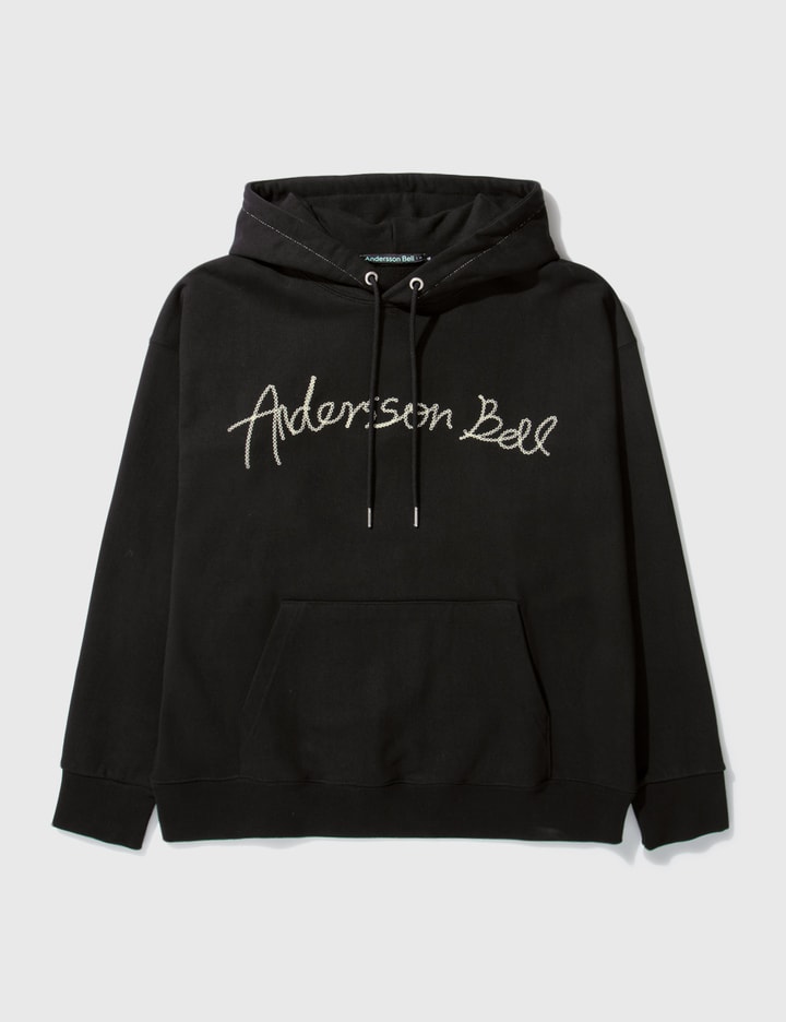Andersson Bell Topos Logo Embroidery Hoodie HBX Globally Curated