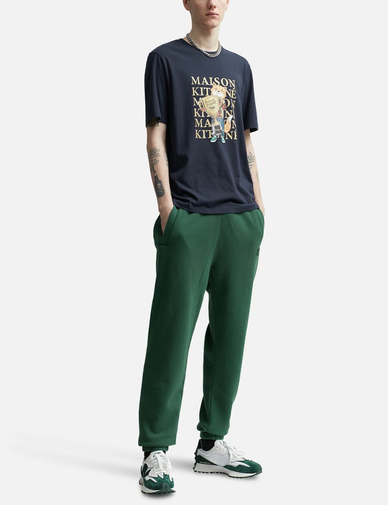 Bold green outlet track pants