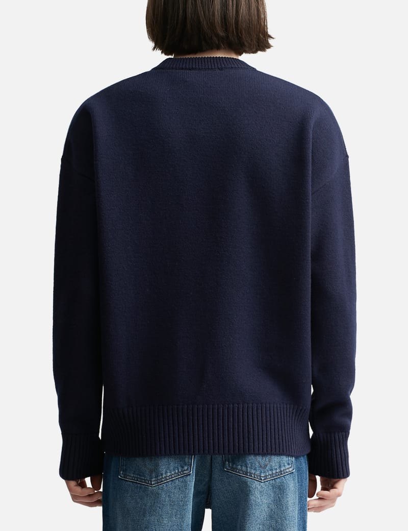 Ami - Ami de Coeur Crewneck Sweater | HBX - Globally Curated Ami - Ami de Coeur Crewneck Sweater | HBX - Globally Curated