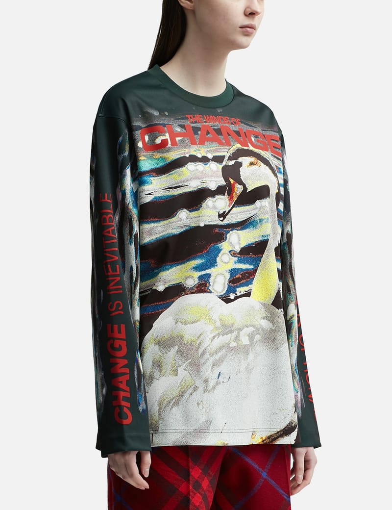 ※kou※ BURBERRY カラフル馬グラフィック トレーナー　135 BURBERRY 24SSモデル バーバリー GRAPHICS スクリーンプリント