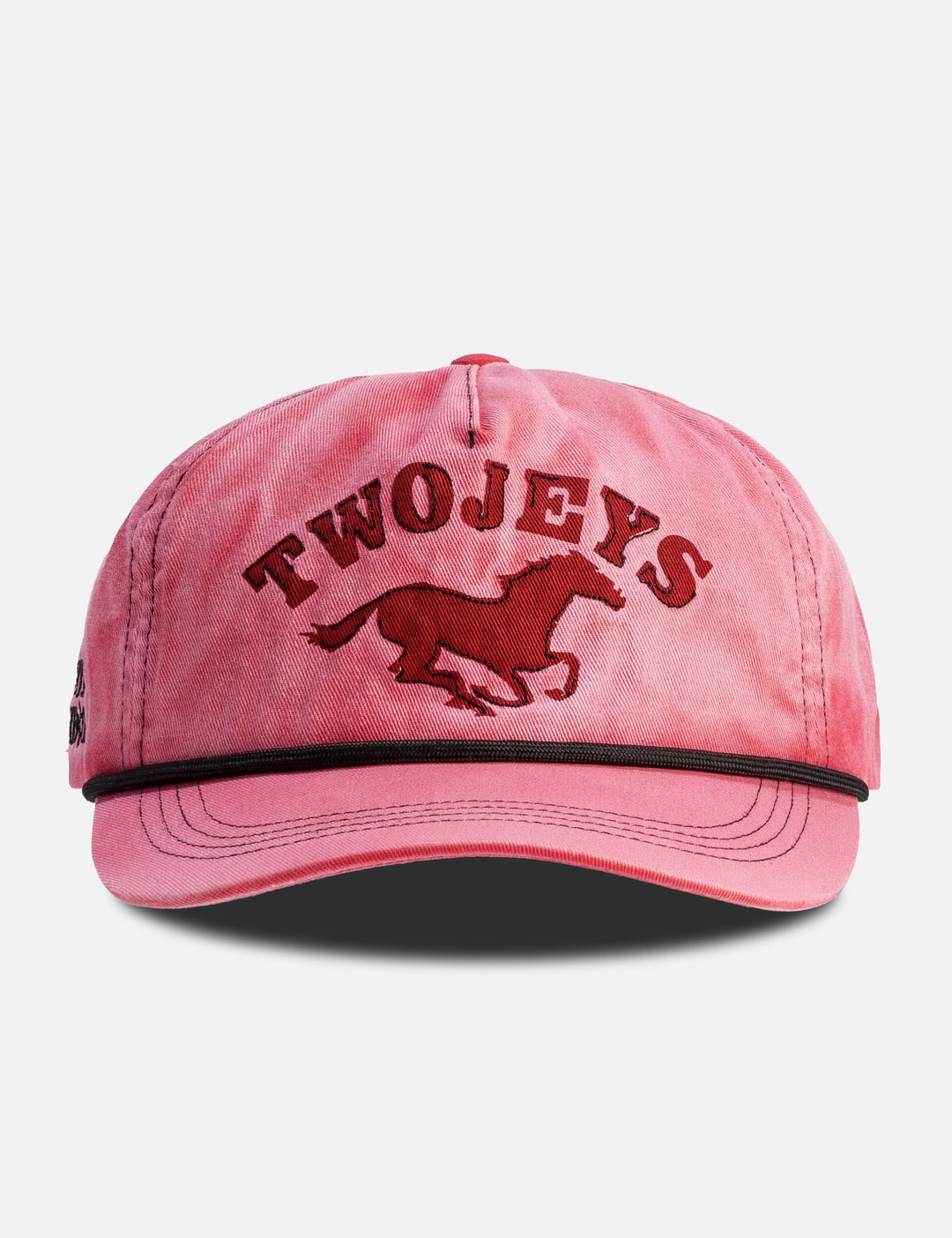 TwoJeys Sunfaded Red Cap - Organic cotton 90s 5-panel, embroidered ...