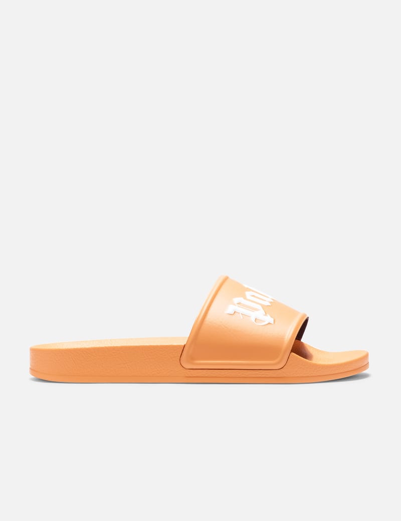 Palm Angels - Logo Pool Slides | HBX - Globally Curated Fashion