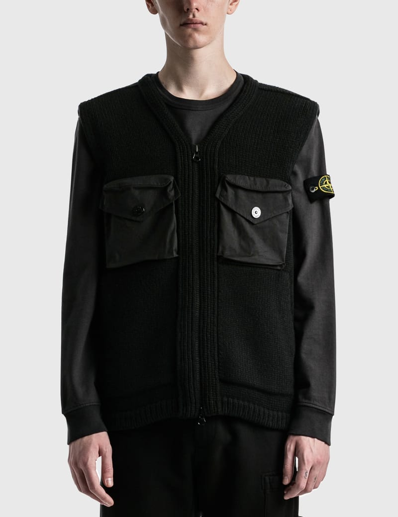 ストーンアイランド - ナイロン ポケット ニット ベスト | HBX