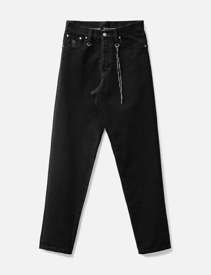 Mastermind World - Tapered Cut Double Waist Denim Pants | HBX ...