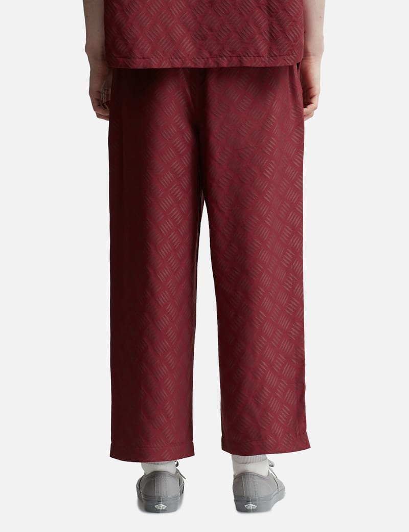 TIGHTBOOTH - CHECKER PLATE BAGGY SLACKS | HBX - Globally Curated