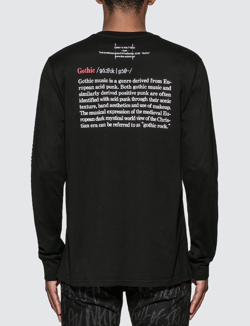 Takahiromiyashita Thesoloist - Gothic Long Sleeve T-Shirt | HBX