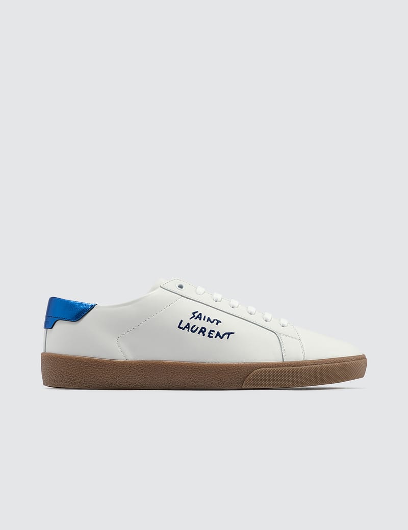 ★SAINT LAURENT★COURT CLASSIC SL/06 EMBROIDERED SNEAKERS★ Court Classic Sl/06 Embroidered Sneakers Saint Laurent