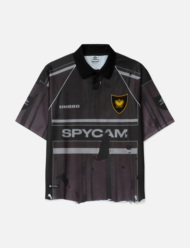 Umbro Umbro x Slam Jam Distressed Spycam Polo - Distressed co