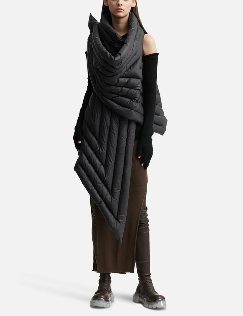 Rick Owens GLEAM SCARF グリームスカーフ ダウンベスト RICK OWENS